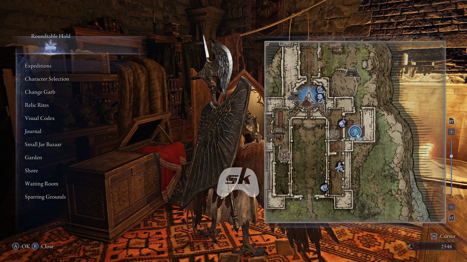 How a Roundtable Hold looks in Nightreign (Image via Sportskeeda Gaming || FromSoftware)
